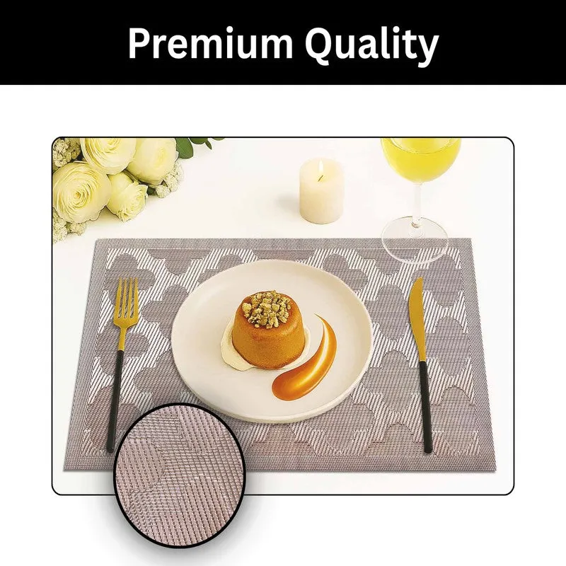 Lyora Brown Rectangle PVC Table Mats - Set Of Two media 3