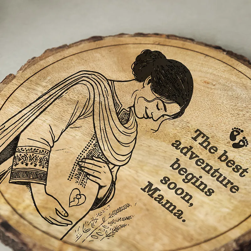 The Best Adventure Wood Showpiece - Round media 4