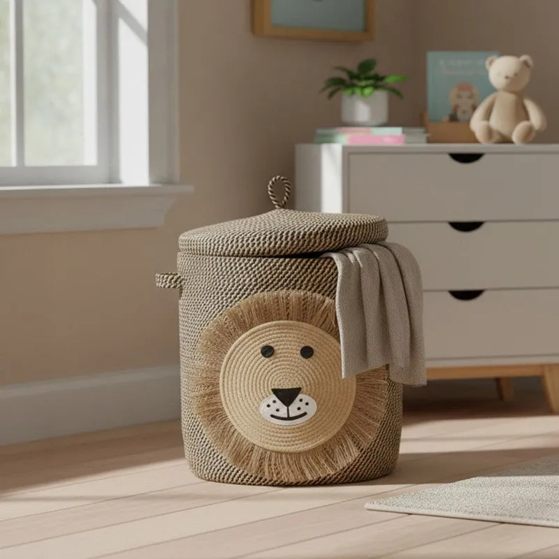 Kings Den Cotton Storage Basket - Beige media 4