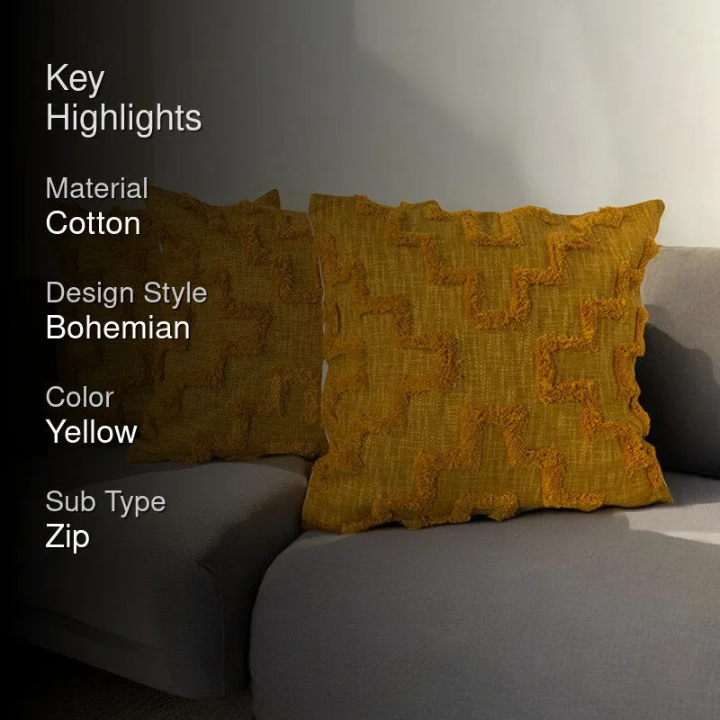 Golden Looms Tufted Cushion Cover Set - Set Of Three media 2