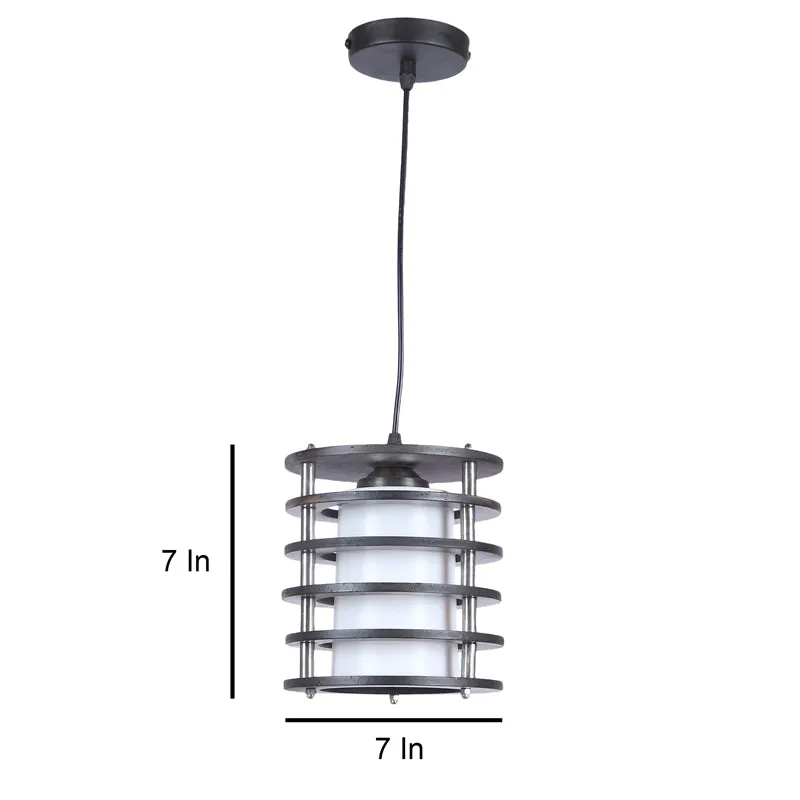 Grylla Wooden Ceiling Lamp - Round media 7
