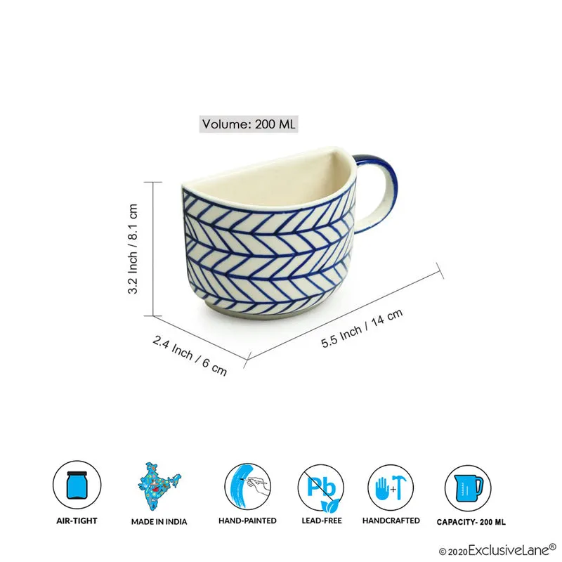 The Ceramic Tea Cup (200 mL Each) - Set of Two media 7