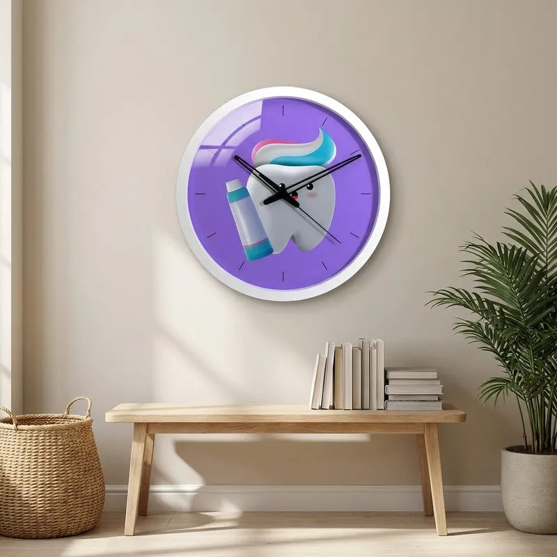 Dentiva MDF Wall Clock media 1