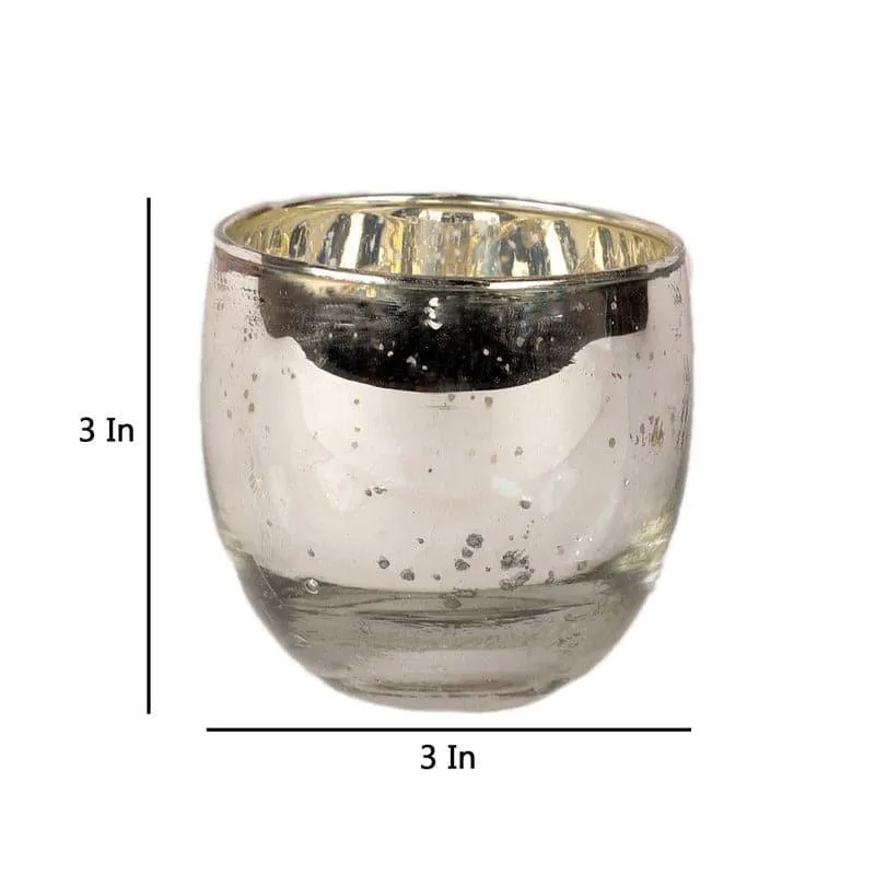 Secura Tealight Candle Holder (Silver) - Set Of Four media 5