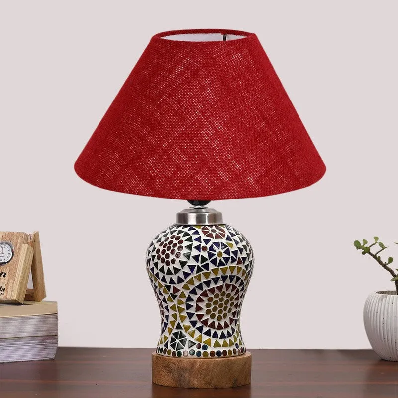 Silora Wooden Table Lamp - Multicolor media 4