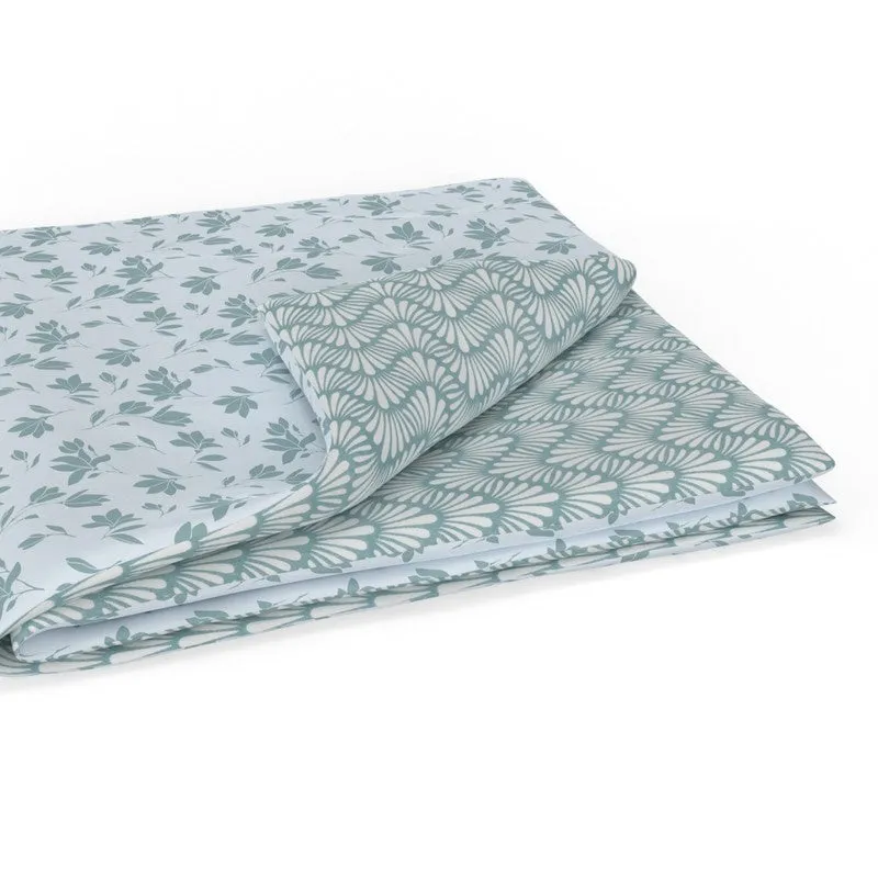 Jorvik Cotton Dohar - Blue,White media 6