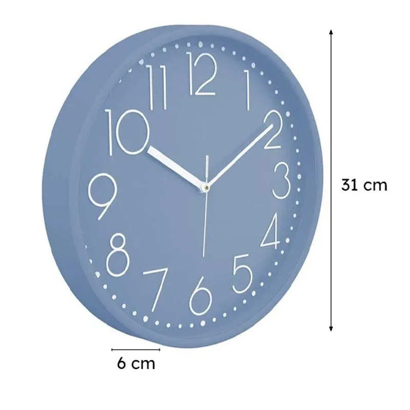 Elementary Wall Clock - Dusty Blue media 6