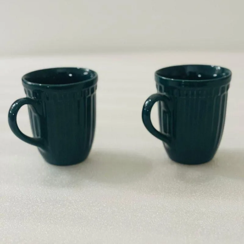 Jonah Ceramic Coffee Mug (300 mL Each) - Set of Two media 1