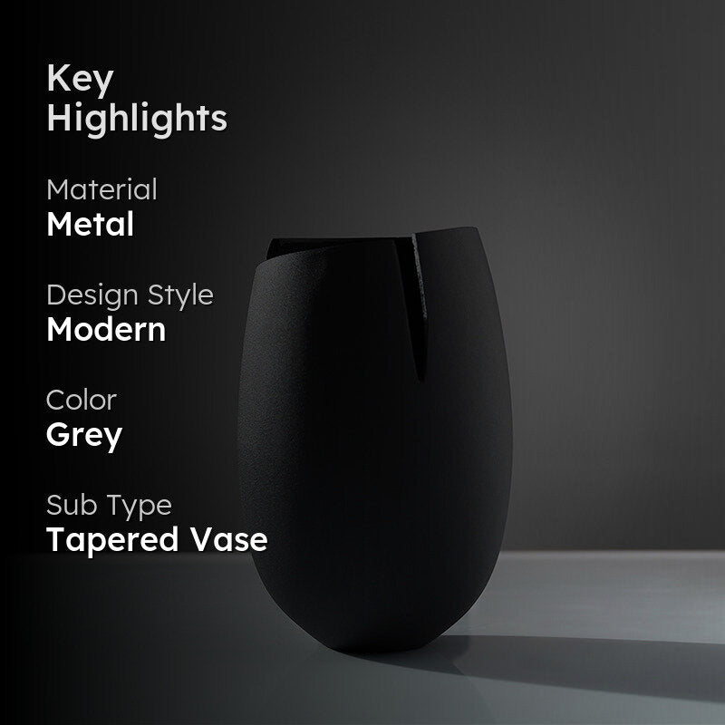 Esti Raw Grey Vase media 2