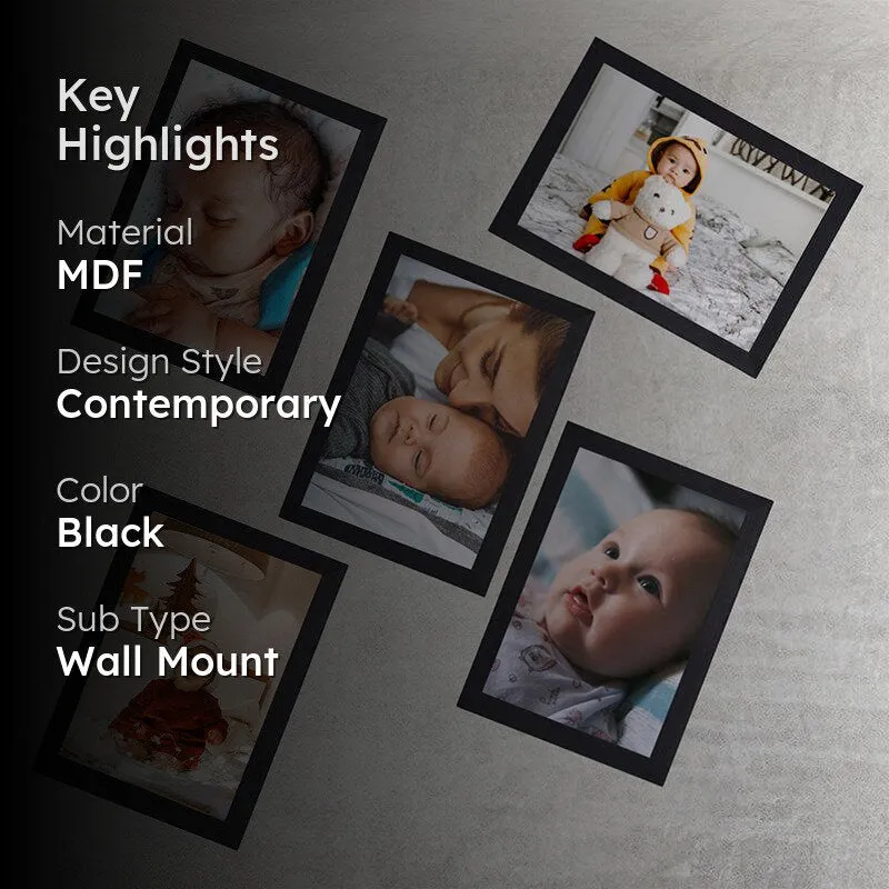 Cielo Photo Frame (Black) - Set Of Five media 2
