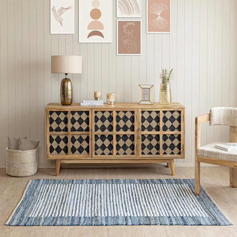 Natte III Handwoven Cotton Rug media 3
