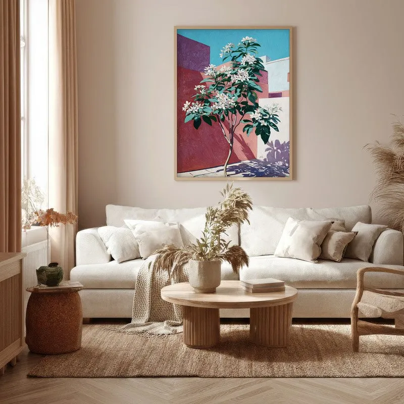 Leafora Canvas Wall Painting With Brown Frame media 5