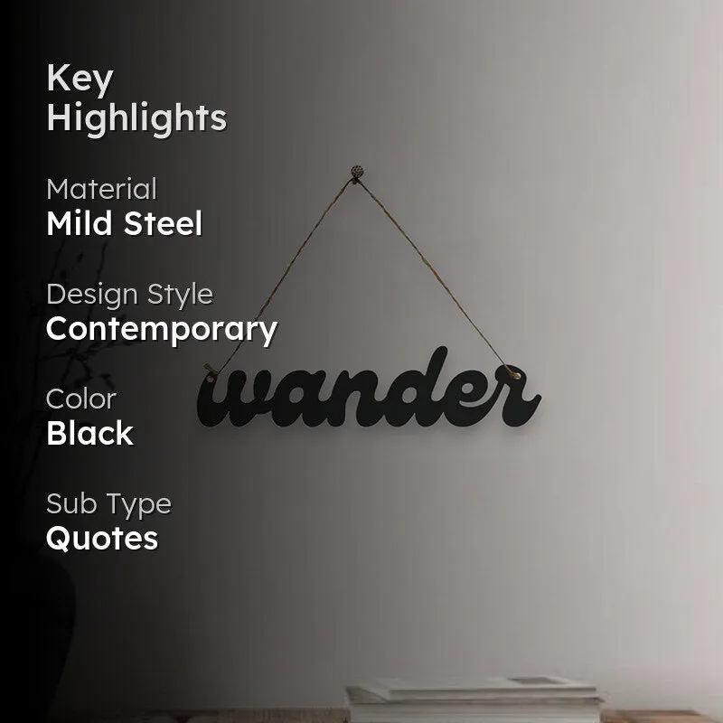 Wander Mild Steel Wall Accent media 2