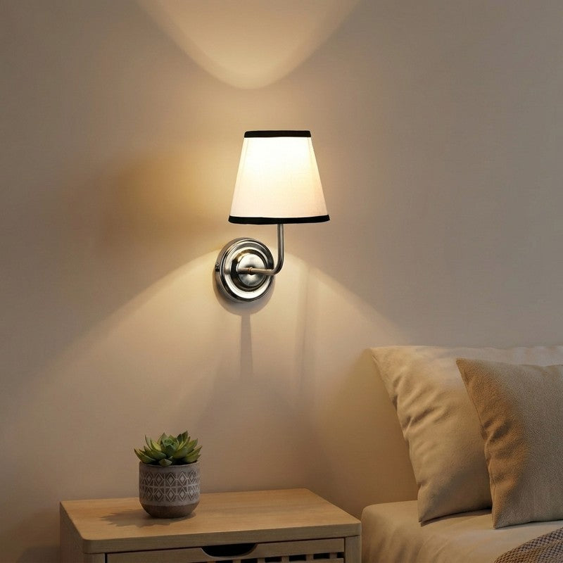 OrbitShade Soft Loom Cotton Wall Lamp - White