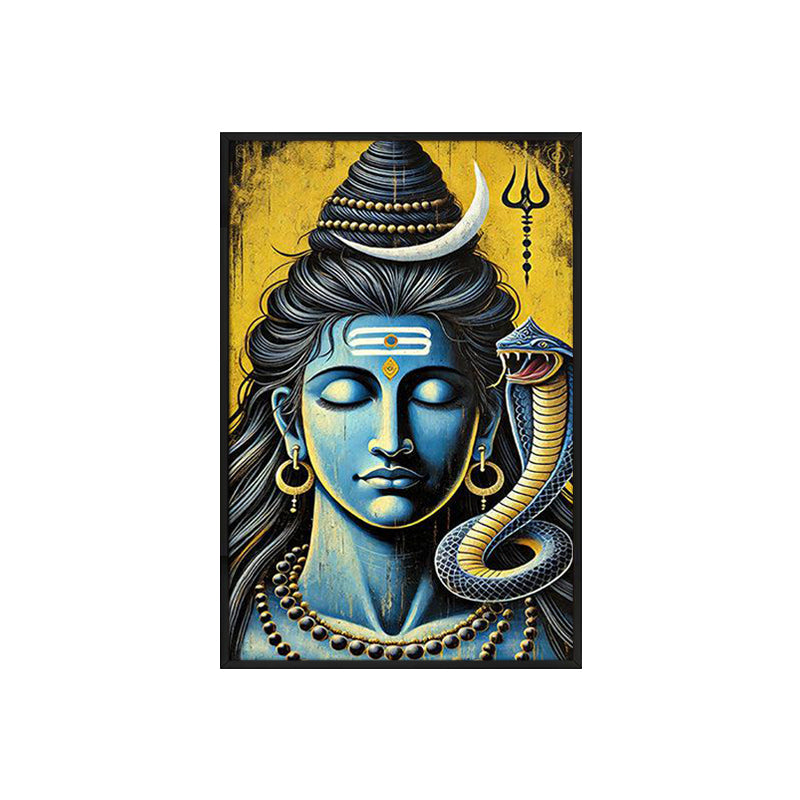 Silent Reverie Wall Painting With Frame media 4