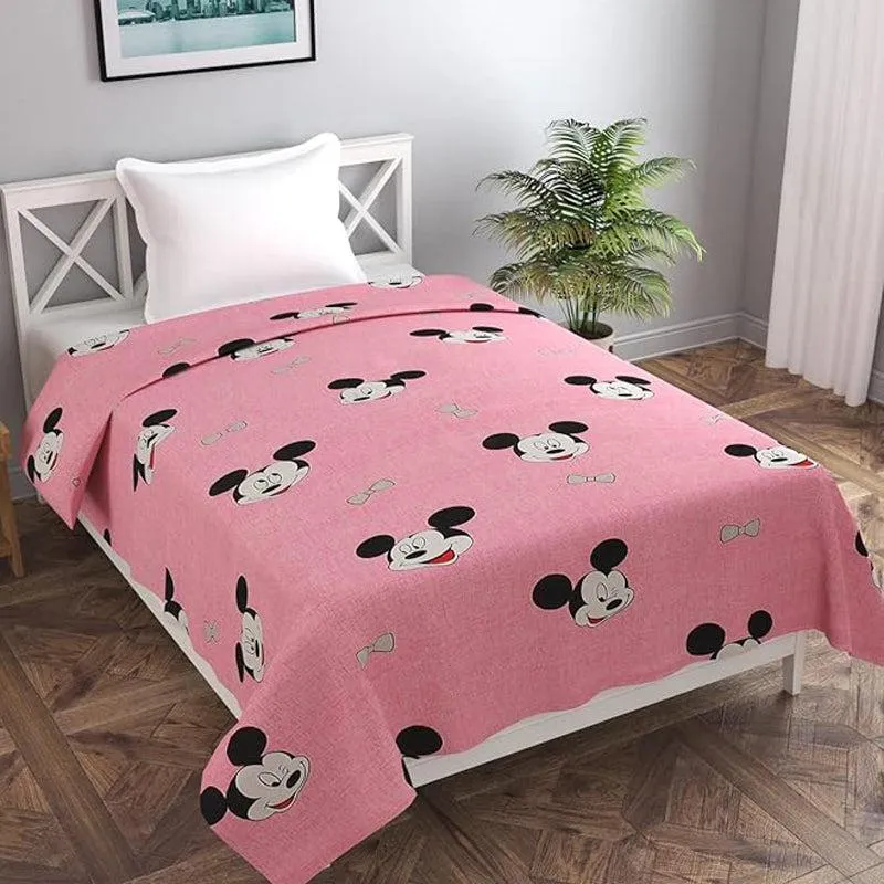 Mickey's Whimsy Kids' Cotton Duvet Cover - 210 TC media 1