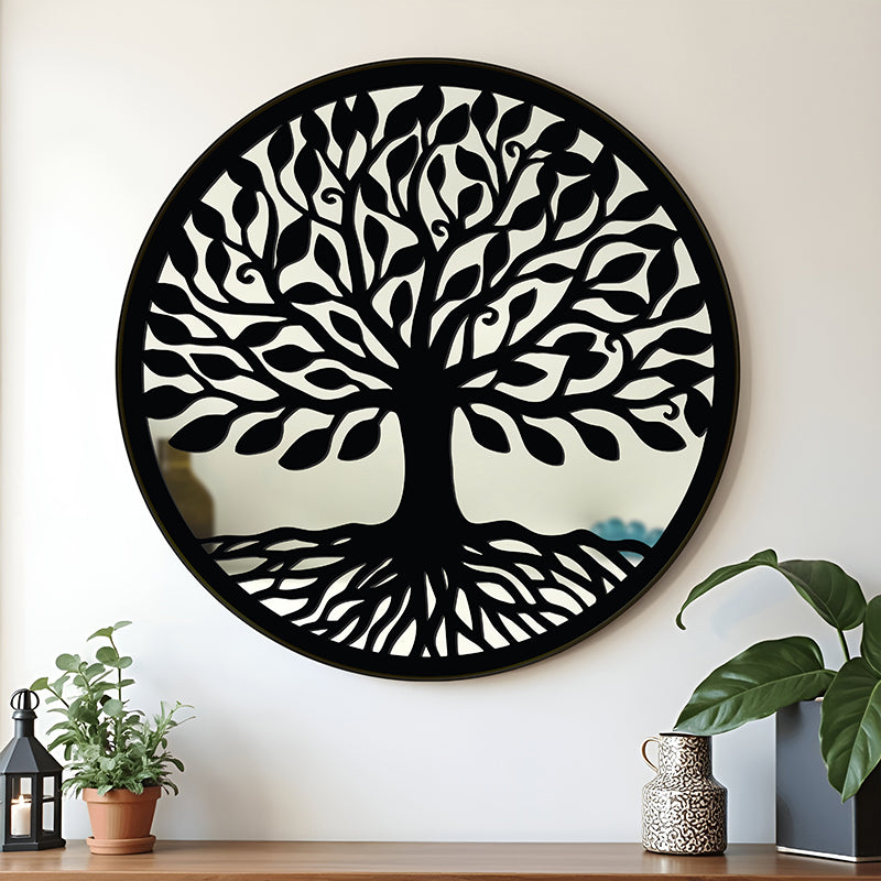 Vriksha Decorative Wall Mirror media 3