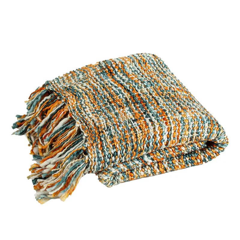 Vibrato Acrylic Throw - Yellow,Green media 4