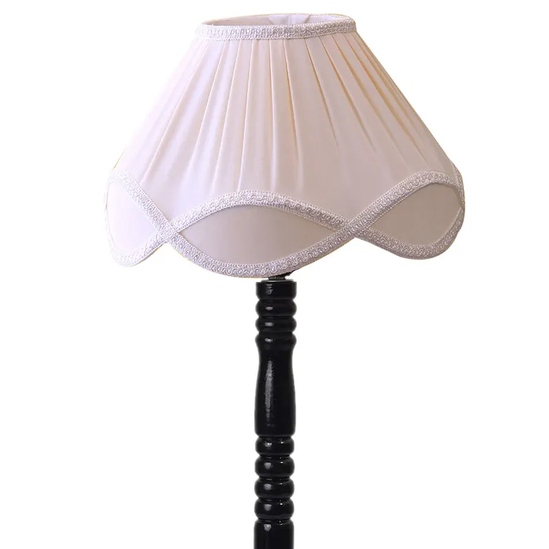 Terra Light Table Lamp With Carved Wooden Base - White,Black media 6