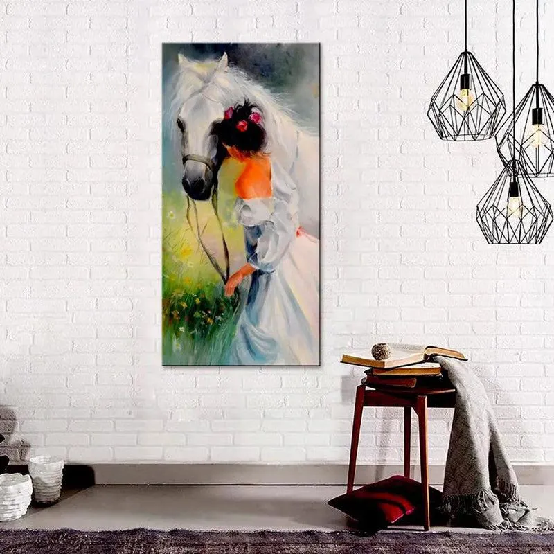 Serene Neigh Wall Painting media 1