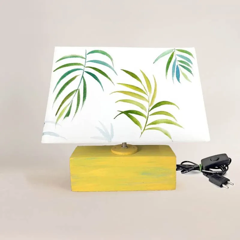 Brida Nature Handpainted Fabric Table Lamp - Multicolor media 4