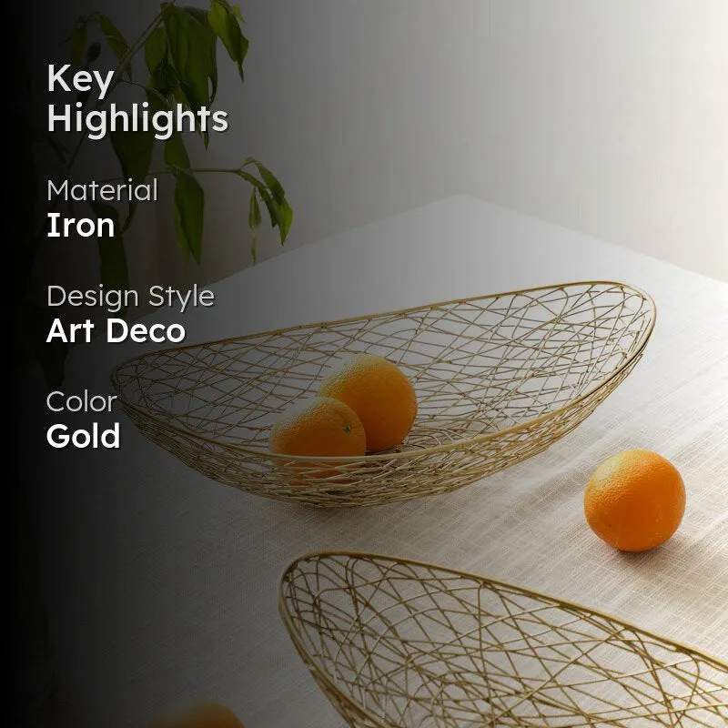 Douce Fruit Basket - Gold media 2