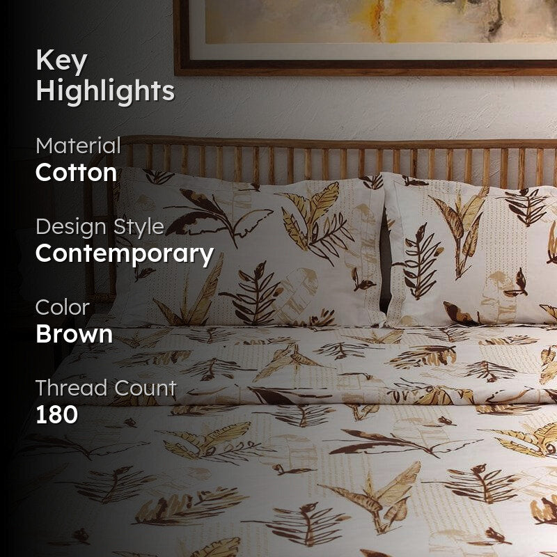 Vanam Duvet Cover - Brown image 2