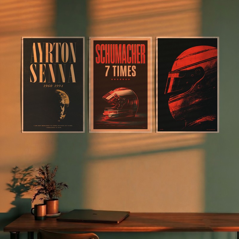 Racing Champions Polymer Wall Poster