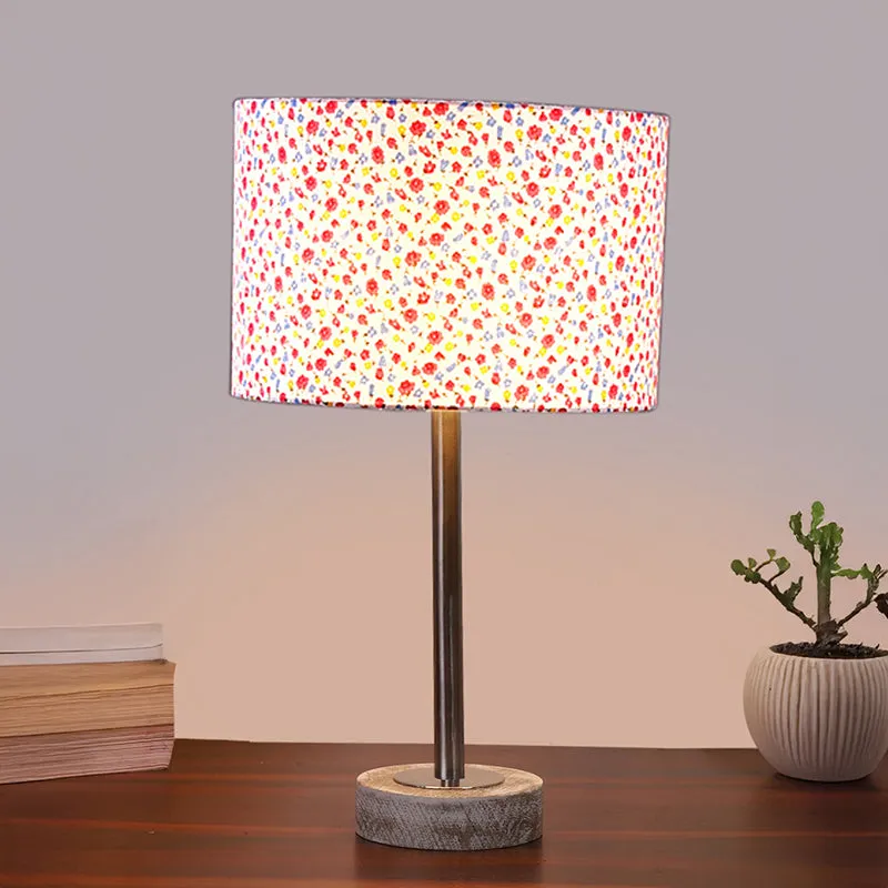 Fleura Rodin Wooden Table Lamp - Multicolor media 2