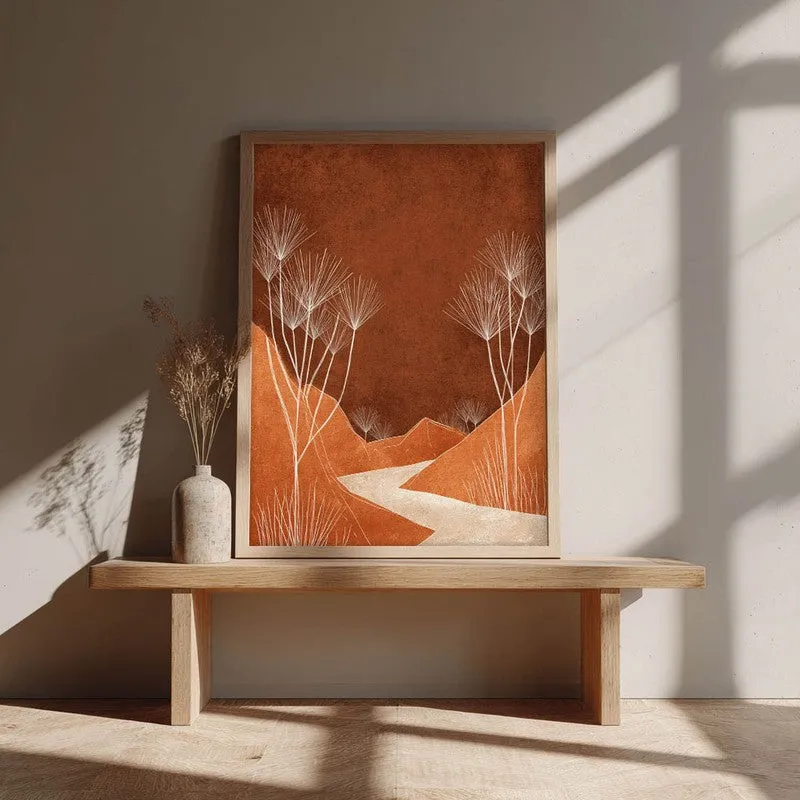 Vanpath Canvas Wall Painting With Brown Frame media 7