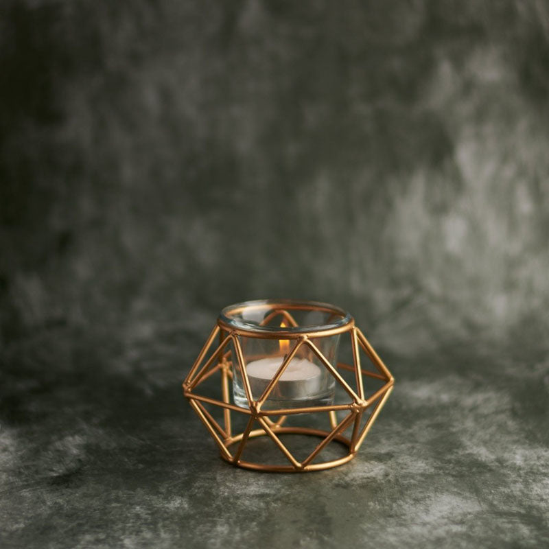 Hexa Diamond Tealight Candle Holder - Set Of Two media 4