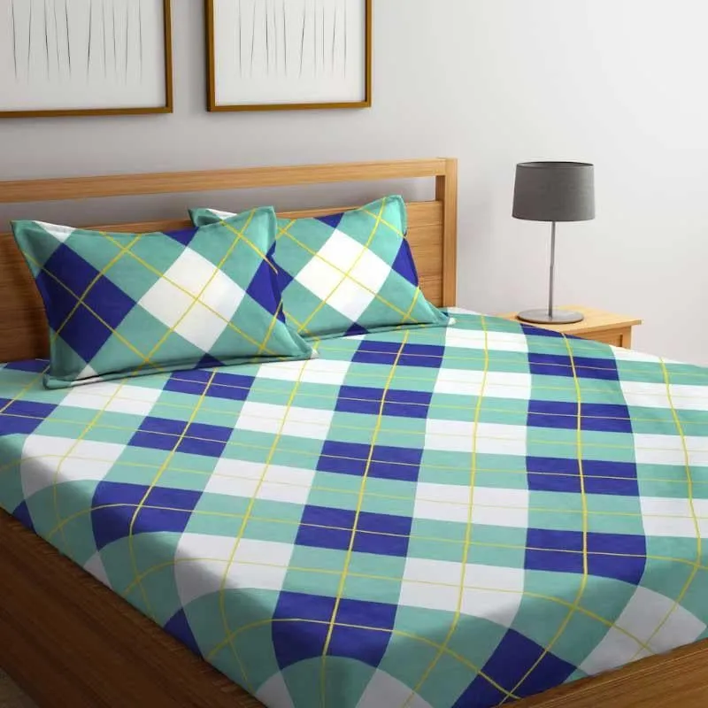 Makenna Printed Microfiber Bedsheet - 130 GSM media 3