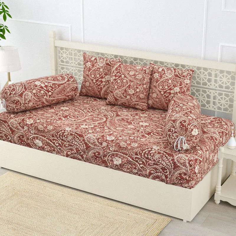 Diviora Ethnic Cotton Diwan Set - Six Piece Set media 1