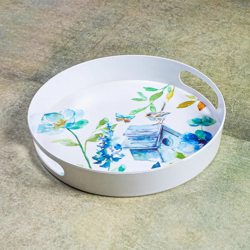 Azure Treehouse Melamine Serving Tray media 5