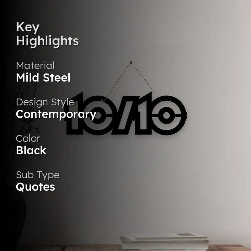 10/10 Mild Steel Wall Accent media 2