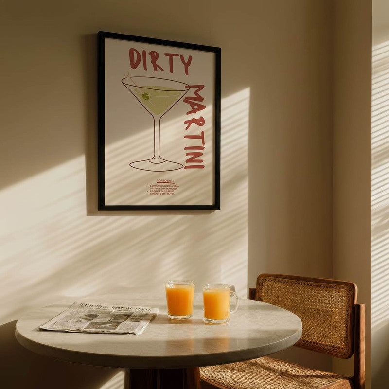 DirtyMartini Archival Canvas Wall Art - Black media 5