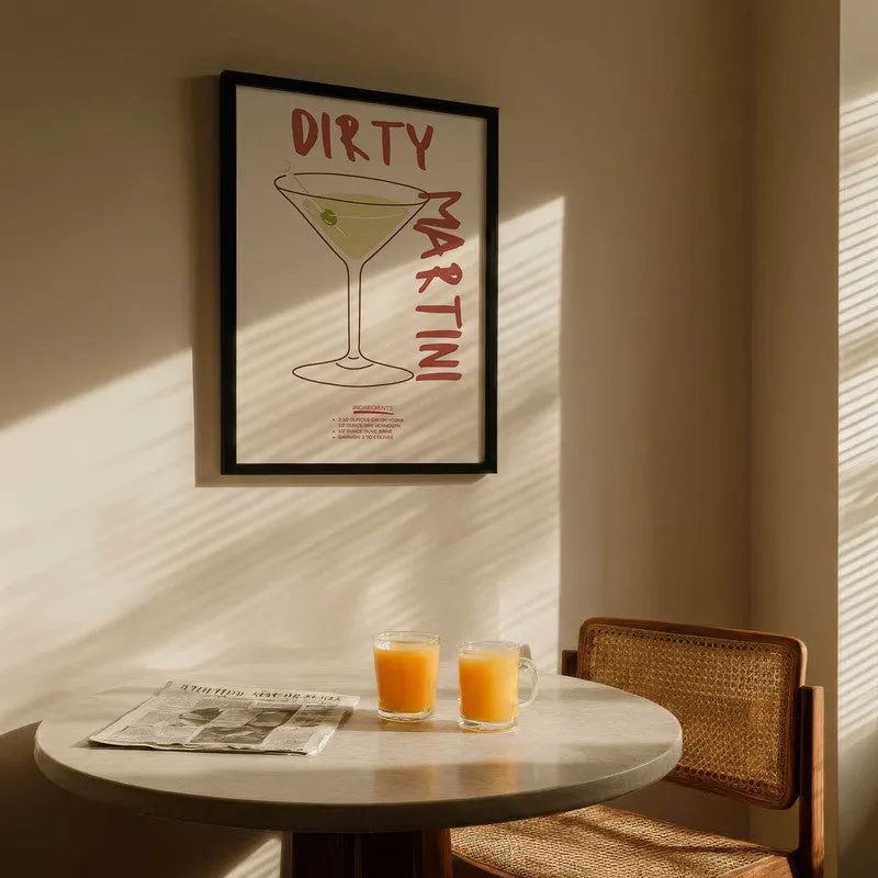 DirtyMartini Archival Canvas Wall Art - Black media 5