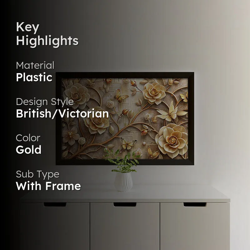 Peony Plume Wall Painting media 2