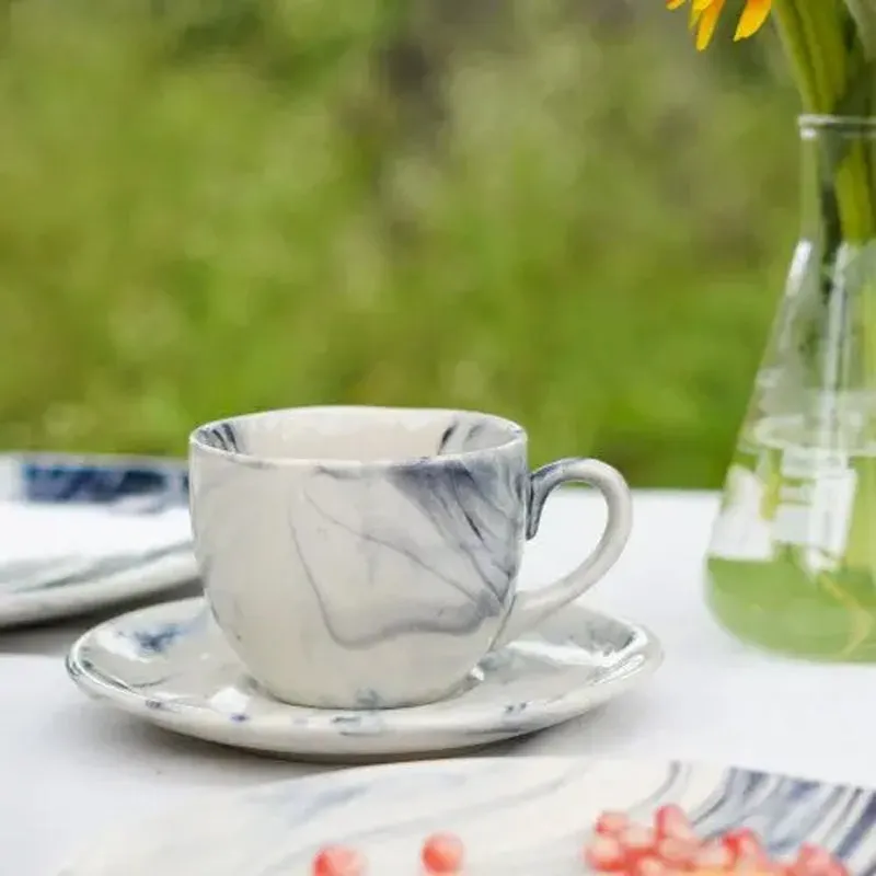 Betawi Handmade Cup & Saucer - 240 ML media 4