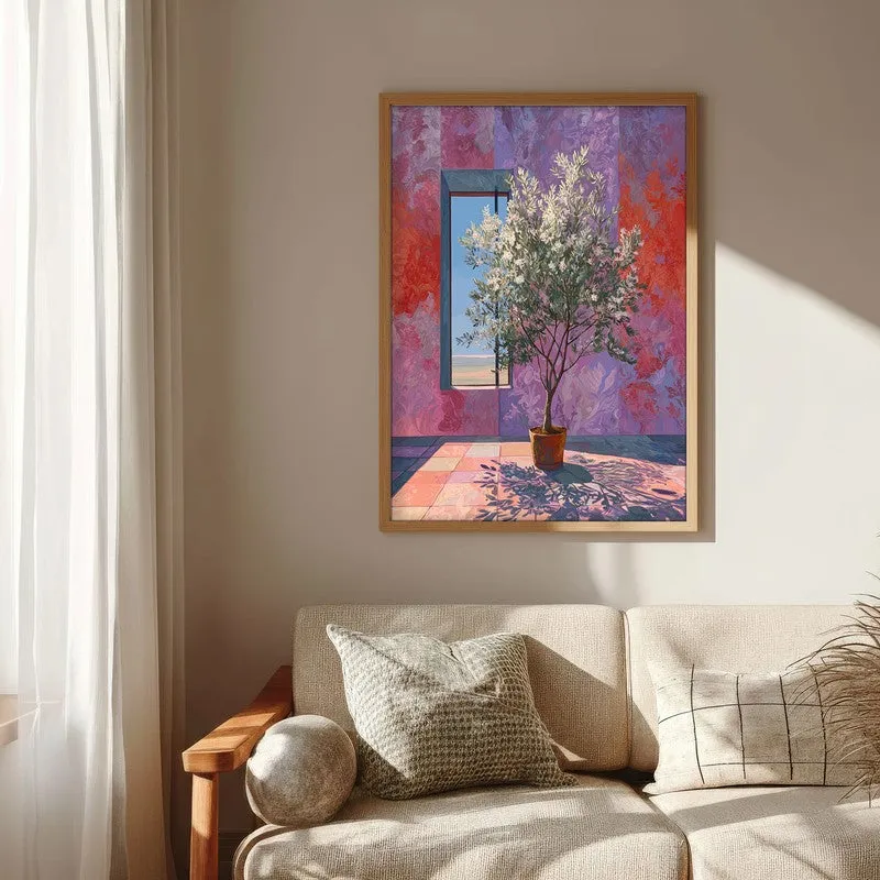 Dream shade Canvas Wall Painting - Brown Frame media 6