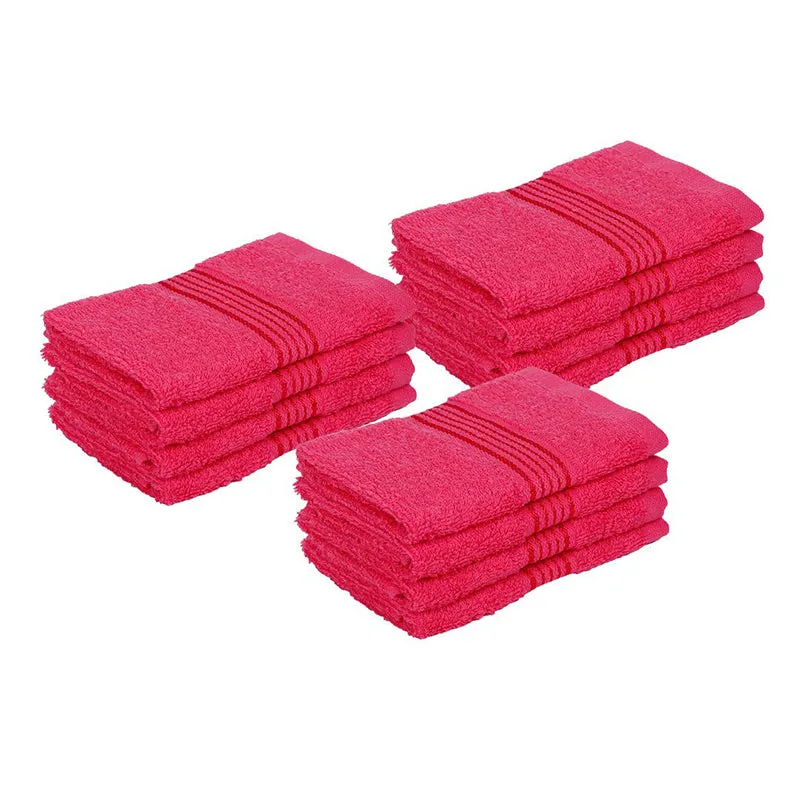 Bodil Face Towel (Pink) - Set Of Eight media 5
