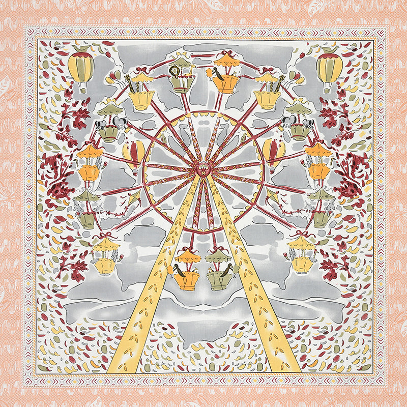 Playday Kids Cotton Bedsheet (Peach) - 160 TC media 5