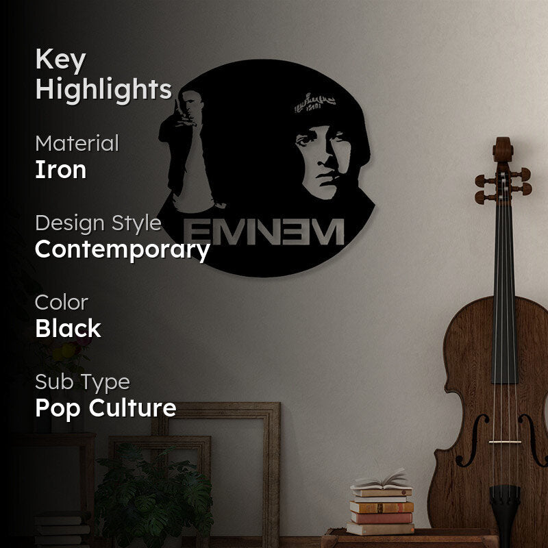 Eminem Black Iron Wall Accent media 2