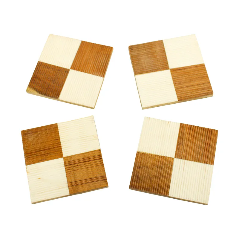 Checkered Resin Coaster - Set Of Four media 6