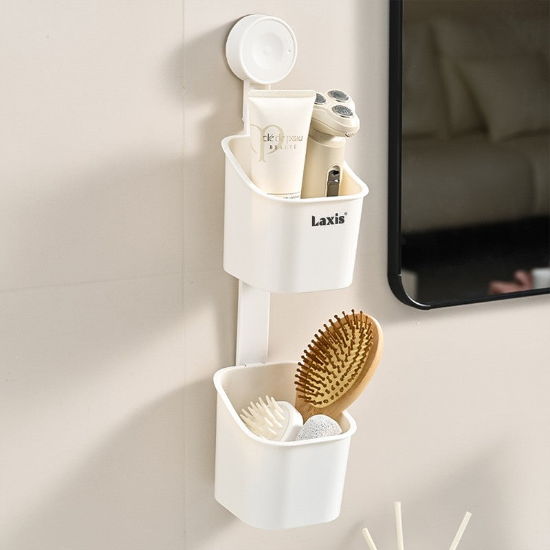 Laxis TierCraft White Plastic Racks - Set of Two