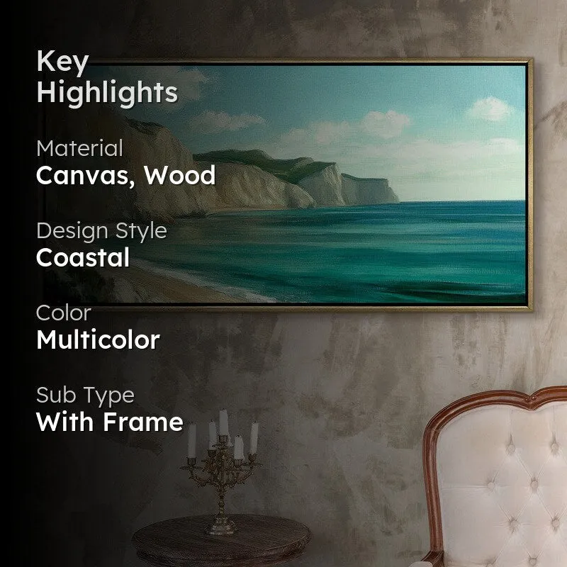 Tideveil Canvas Wall Painting With Frame media 2
