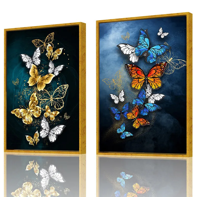 Duality Of Butterflies Wall Art - Set Of Two media 3