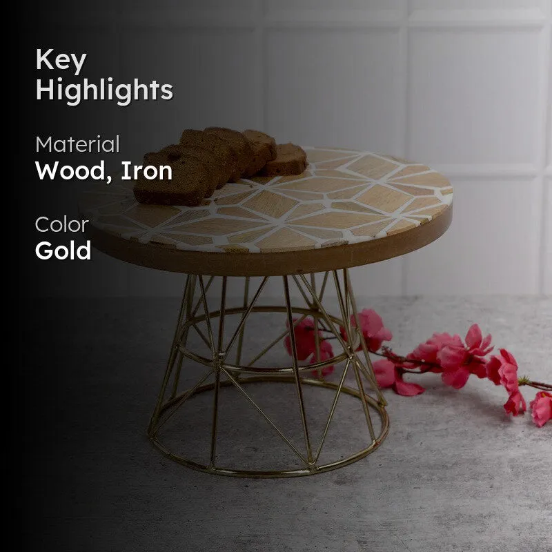 Artisan Cake Stand - Gold media 2
