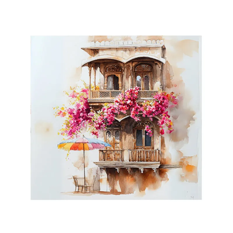 Garden Balconies Canvas Showpiece media 5
