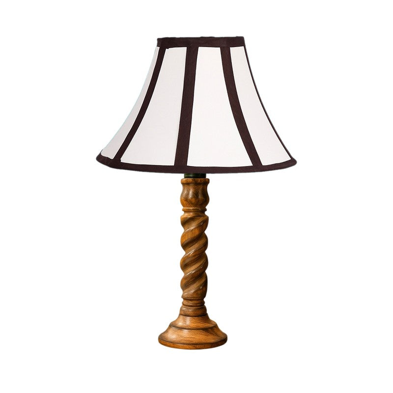 Elvane Lumo Wooden Table Lamp - White media 5